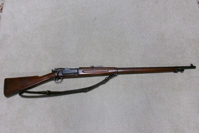 VERY FINE 1898 KRAG RIFLE WITH SHARP CARTOUCHE, #221XXX, MADE 1899
