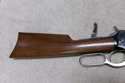 BEAUTIFUL CUSTOM WINCHESTER M-1892, NEW HALF OCTAGON BARREL IN .256 WIN. MAG. - Image 7 of 19
