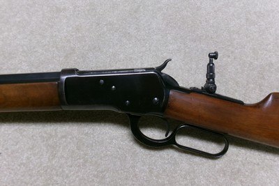 BEAUTIFUL CUSTOM WINCHESTER M-1892, NEW HALF OCTAGON BARREL IN .256 WIN. MAG. - Image 4 of 19