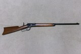 BEAUTIFUL CUSTOM WINCHESTER M-1892, NEW HALF OCTAGON BARREL IN .256 WIN. MAG.