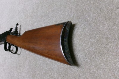 BEAUTIFUL CUSTOM WINCHESTER M-1892, NEW HALF OCTAGON BARREL IN .256 WIN. MAG. - Image 10 of 19