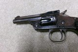 EXTREMELY SCARCE SPECIAL ORDER S&W M-1891 .38 S&W REVOLVER, FACTORY TARGET GRIPS - 9 of 13