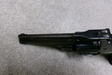 EXTREMELY SCARCE SPECIAL ORDER S&W M-1891 .38 S&W REVOLVER, FACTORY TARGET GRIPS - 4 of 13