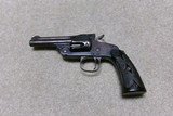 EXTREMELY SCARCE SPECIAL ORDER S&W M 1891 .38 S&W REVOLVER, FACTORY TARGET GRIPS