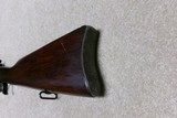 VERY FINE 1885 2ND. MOD. HIGHWALL MUSKET, SCARCE .22 SHORT CALIBER, #117XXX, MADE 1916 - 11 of 24