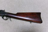 VERY FINE 1885 2ND. MOD. HIGHWALL MUSKET, SCARCE .22 SHORT CALIBER, #117XXX, MADE 1916 - 12 of 24