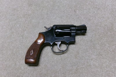 RARE ALUMINUM CYLINDER, PRE-MODEL 12 AIRWEIGHT .38 SPEC., FIRST YEAR PRODUCTION 1953, - Image 2 of 6