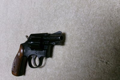 RARE ALUMINUM CYLINDER, PRE-MODEL 12 AIRWEIGHT .38 SPEC., FIRST YEAR PRODUCTION 1953, - Image 6 of 6