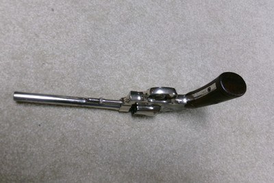 UNUSUAL S&W .32 REGULATION POLICE WITH RARE 6” BARREL AND FACTORY NICKEL, 1925-26 - Image 6 of 14