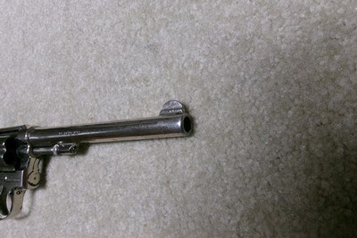 UNUSUAL S&W .32 REGULATION POLICE WITH RARE 6” BARREL AND FACTORY NICKEL, 1925-26 - Image 14 of 14
