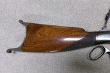 BALLARD No. 6 SCHUETZEN RIFLE, .40-63 CALIBER. #22XX, MADE 1876-1880, WITH ACCESSORIES. - 7 of 24