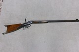BALLARD No. 6 SCHUETZEN RIFLE, .40-63 CALIBER. #22XX, MADE 1876-1880, WITH ACCESSORIES.