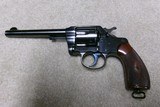 EXCELLENT COLT MODEL 1905 U.S.M.C. .38 DA REVOLVER, SN 3X, USMC #5XX