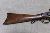 JONATHAN BROWNING MOUNTAIN RIFLE, .45 PERCUSSION, IRON MOUNTED, MADE 1970s. - 9 of 22