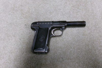 THE 52ND SAVAGE MODEL 1915 HAMMERLESS .380 ACP AUTO PISTOL MADE, #10052B, MADE 1915