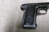 THE 52ND SAVAGE MODEL 1915 HAMMERLESS .380 ACP AUTO PISTOL MADE, #10052B, MADE 1915 - 10 of 13