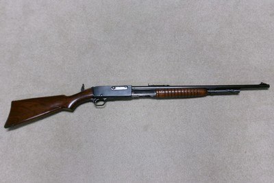 EXCELLENT CONDITION REMINGTON MODEL 14 PUMP RIFLE IN DESIRABLE .35 REM. CALIBER