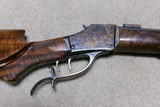 BEAUTIFUL CUSTOM LEFT HAND SCHUETZEN .32-40 HIGH WALL BY J. A. “BO” CLERKE. - 4 of 20