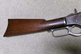 EARLY SPECIAL ORDER 1873 .44-40 OCT. RIFLE WITH EXTRA LENGTH 26” BARREL, MADE 1884. - 7 of 20