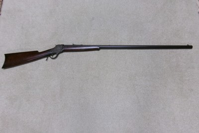 RARE 1885 HIGHWALL .40 82 WITH FACTORY 36" OCT. BARREL, FACTORY LETTER, MADE 1893.
