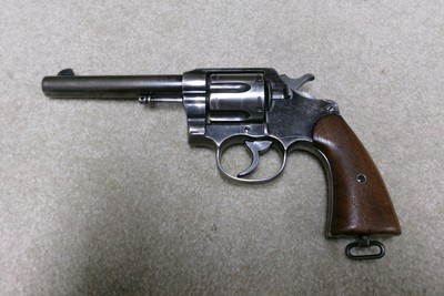 MODEL 1909 U. S. ARMY .45 COLT NEW SERVICE REVOLVER, #43XXX