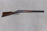 RARE SPECIAL ORDER MODEL ‘92 .44-40 20” OCT. SHORT RIFLE, FANCY WALNUT, MADE 1929 - 1 of 21