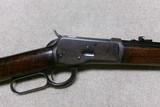 RARE SPECIAL ORDER MODEL ‘92 .44-40 20” OCT. SHORT RIFLE, FANCY WALNUT, MADE 1929 - 3 of 21