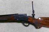 SHARPS BORCHARDT .45-70 CUSTOM TARGET RIFLE WITH RARE SET TRIGGER, #17806. - 4 of 20