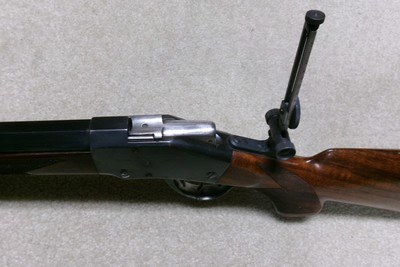 SHARPS BORCHARDT .45-70 CUSTOM TARGET RIFLE WITH RARE SET TRIGGER, #17806. - Image 5 of 20