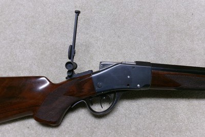 SHARPS BORCHARDT .45-70 CUSTOM TARGET RIFLE WITH RARE SET TRIGGER, #17806. - Image 3 of 20