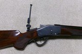 SHARPS BORCHARDT .45-70 CUSTOM TARGET RIFLE WITH RARE SET TRIGGER, #17806. - 3 of 20