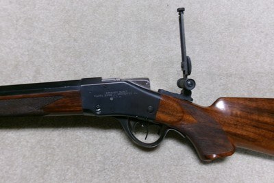 SHARPS BORCHARDT .45-70 CUSTOM TARGET RIFLE WITH RARE SET TRIGGER, #17806. - Image 4 of 20