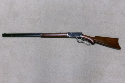 VERY FINE SPECIAL ORDER 1894 .38-55 PISTOL GRIP OCTAGON RIFLE, #514XXX, MADE 1911 - Image 2 of 20