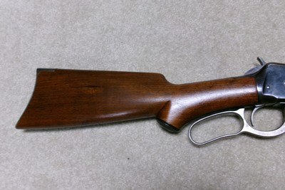 VERY FINE SPECIAL ORDER 1894 .38-55 PISTOL GRIP OCTAGON RIFLE, #514XXX, MADE 1911 - Image 7 of 20