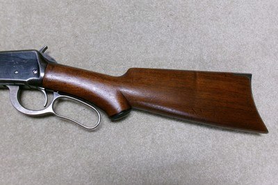VERY FINE SPECIAL ORDER 1894 .38-55 PISTOL GRIP OCTAGON RIFLE, #514XXX, MADE 1911 - Image 11 of 20