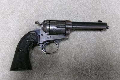 FINE BISLEY, .38-40, 4 3/4” #265XXX, MADE 1905