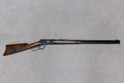 HIGH CONDITION SPECIAL ORDER 1894 1/2 OCT. FULL MAG, FANCY WALNUT .32WS, MADE 1908