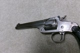SELDOM SEEN S&W MODEL 1891 SINGLE ACTION .38 S&W CAL. REVOLVER, 5”, #6XXX, MADE 1890s. - 11 of 16