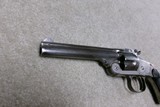 SELDOM SEEN S&W MODEL 1891 SINGLE ACTION .38 S&W CAL. REVOLVER, 5”, #6XXX, MADE 1890s. - 10 of 16