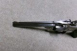 SELDOM SEEN S&W MODEL 1891 SINGLE ACTION .38 S&W CAL. REVOLVER, 5”, #6XXX, MADE 1890s. - 4 of 16