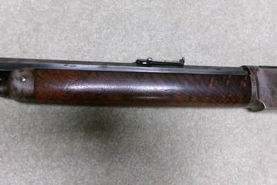 SPECIAL ORDER EARLY 2ND MODEL 1876, 45-60, 26” OCT., 1/2 MAG, SGB, #9XXX, SHIPPED 1879. - Image 13 of 21