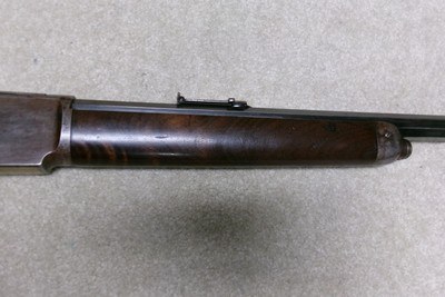 SPECIAL ORDER EARLY 2ND MODEL 1876, 45-60, 26” OCT., 1/2 MAG, SGB, #9XXX, SHIPPED 1879. - Image 9 of 21