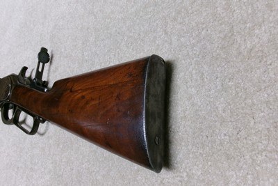SPECIAL ORDER EARLY 2ND MODEL 1876, 45-60, 26” OCT., 1/2 MAG, SGB, #9XXX, SHIPPED 1879. - Image 11 of 21