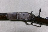 SPECIAL ORDER EARLY 2ND MODEL 1876, 45-60, 26” OCT., 1/2 MAG, SGB, #9XXX, SHIPPED 1879. - Image 4 of 21