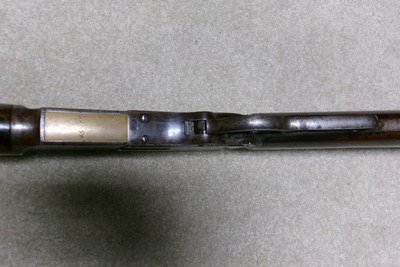 SPECIAL ORDER EARLY 2ND MODEL 1876, 45-60, 26” OCT., 1/2 MAG, SGB, #9XXX, SHIPPED 1879. - Image 7 of 21