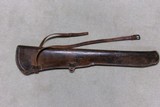 EXCELLENT BRAUER BROTHERS, 1918 MARKED CARBINE SCABBARD - 2 of 10