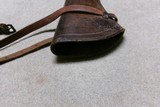 EXCELLENT BRAUER BROTHERS, 1918 MARKED CARBINE SCABBARD - 4 of 10
