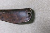 EXCELLENT BRAUER BROTHERS, 1918 MARKED CARBINE SCABBARD - 7 of 10