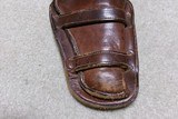 EXTREMELY RARE ANTIQUE MEX. DOUBLE LOOP HOLSTER FOR4” COLT SHERIFF MODEL SAA - 4 of 11