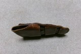 EXTREMELY RARE ANTIQUE MEX. DOUBLE LOOP HOLSTER FOR4” COLT SHERIFF MODEL SAA - 9 of 11